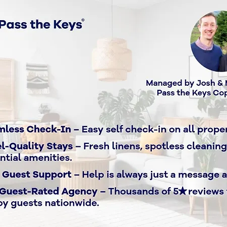 度假居 Newly Renovated 2 Bed - Pass The Keys